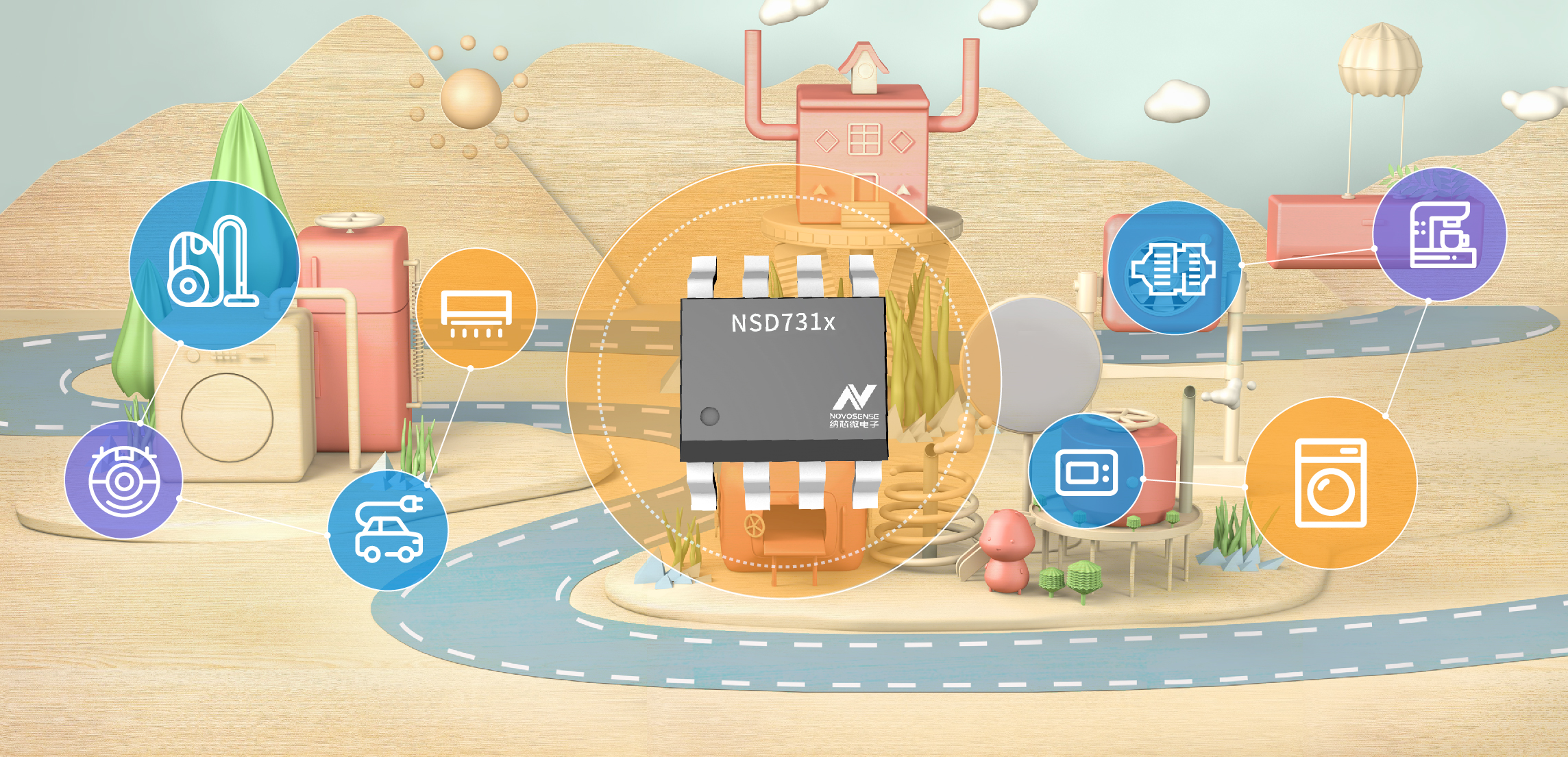 mg不朽情缘官网直流有刷电机驱动NSD731x系列发布多款新品，任君挑。